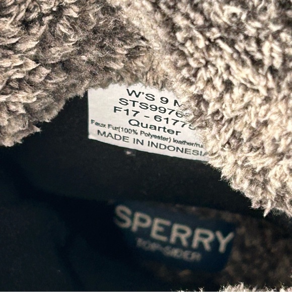 Sperry Syren Strait Quarter Faux Fur Winter Boots STS99763 Sz 9 - Picture 10 of 11